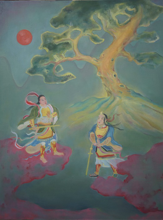 《原来你也在这里》 谭怡 油画 2019 80x60cm