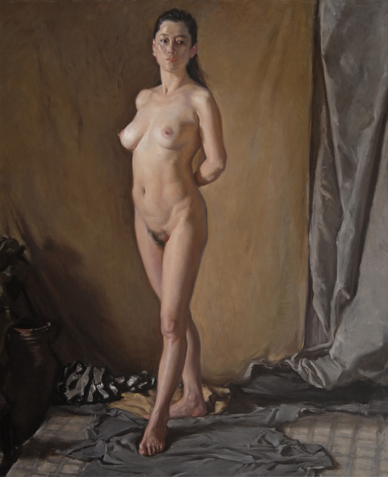 《站姿女人体》160×130cm_2016年