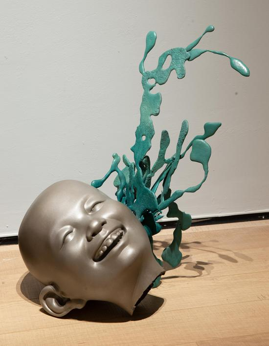 瞬间逻辑 42X40X75CM 铜着色