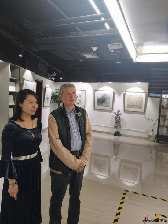 著名美术评论家画家邹凌先生、知名画家曾佳女士