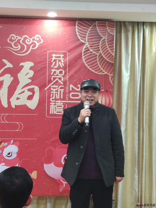 中国美术家协会会员、中国工笔画学会理事、南昌洪州书画院院长 王慧生致辞