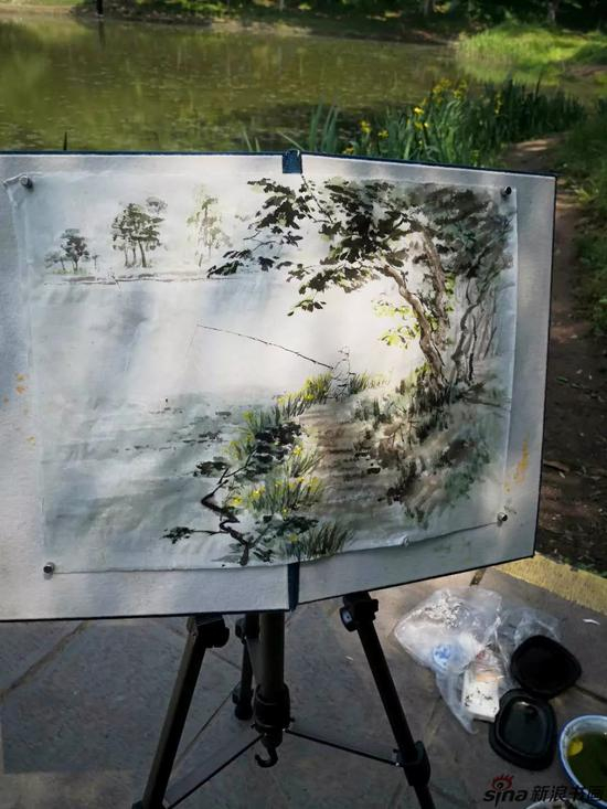 韩国画家尹敏璨老师作品