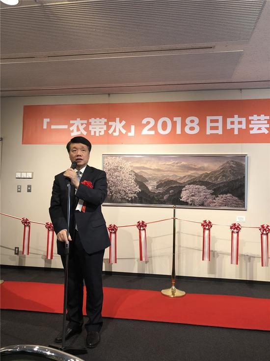 中国日本大使馆文化参赞陈琤先生祝词
