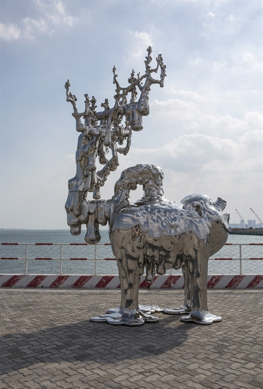 科考码头展览现场&nbsp;图片：徐磊工作室