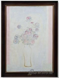 57×28.5cm 常玉 白瓶粉红菊 　　1931 年 　　布面 油画 　　100×70.5 cm