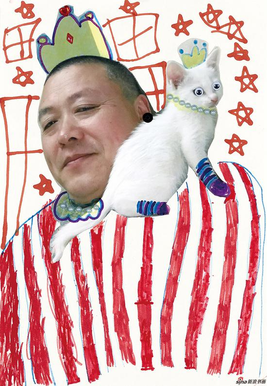 “爱猫国王”画家王昊