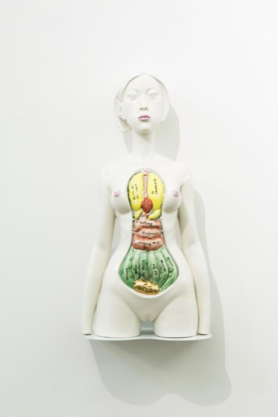 　　“我的女孩”NO.1-NO.13，德化白瓷，My Girl”NO.1-NO.13，Blanc-de-Chine，80 x 37 x 17cm，2018
