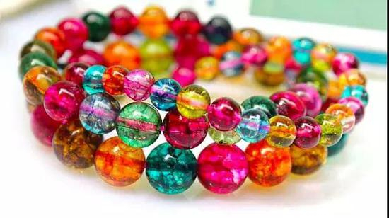 染色玉髓、爆花晶