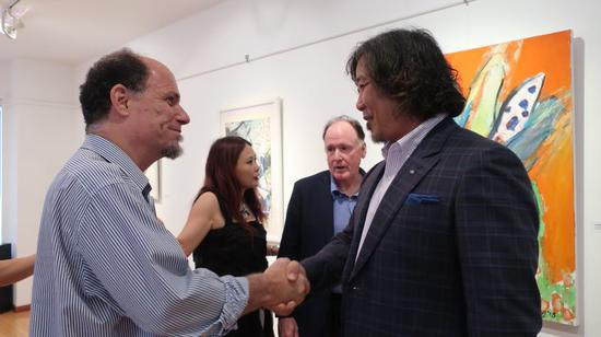 美国艺术评论家Mark Bloch、艺术家唐承华