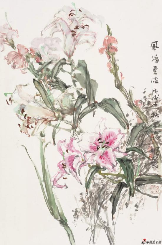 风清云淡 69x45cm 2018