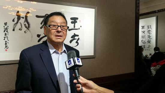 央视书画频道采访唐其煌