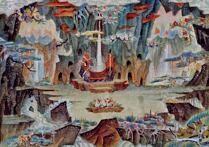 花果山水帘洞内景，1960年