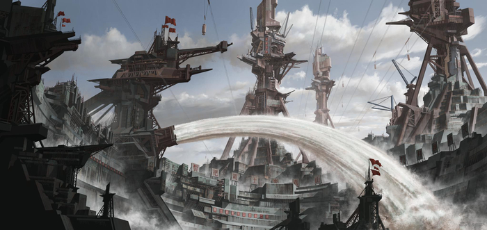 范文南，《东水西引》，2020，数字版画，尺寸可变，图片致谢艺术家