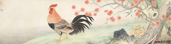2017 名声天晓 153x34cm