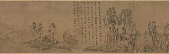 东晋 顾恺之《洛神赋图》卷（局部）