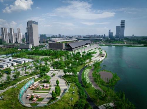  △ The real picture of Tianfu Park is from the Internet