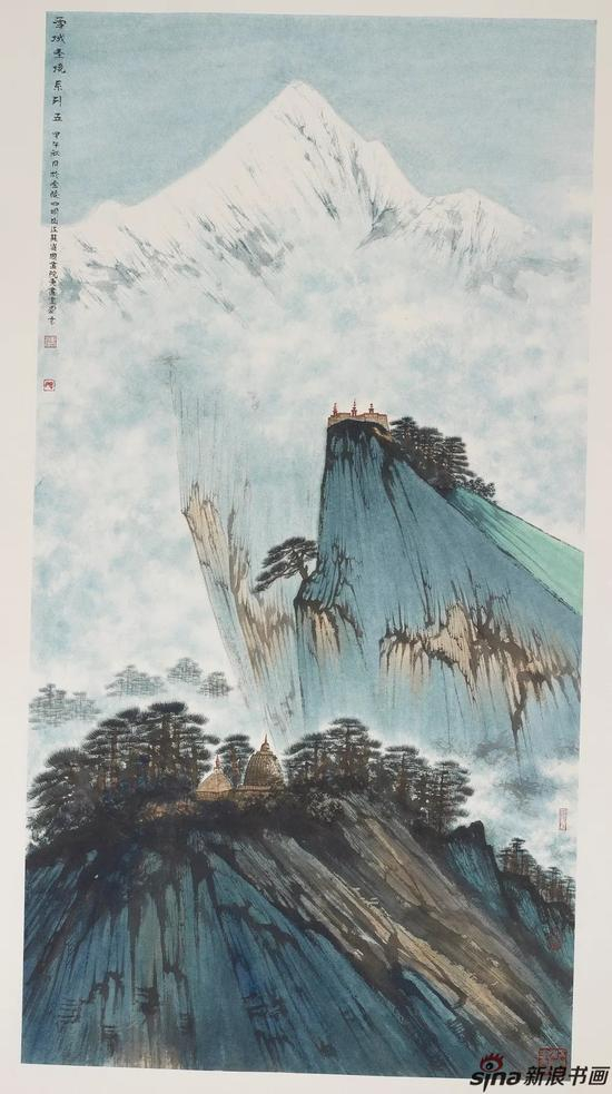 雪域圣境系列五 64.5×32 2014