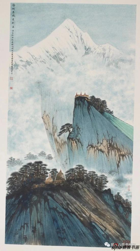 《雪域圣境系列五》 （64.5cm×32cm） 2014
