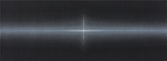 田卫，《有间之二》 ，178×70cm，宣纸水墨，2017年