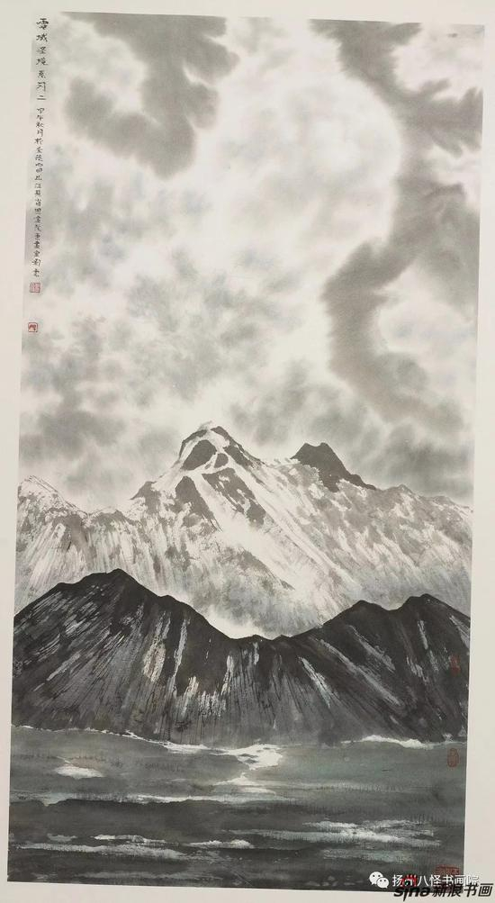 《雪域圣境系列二》 （64.5cm×32cm） 2014