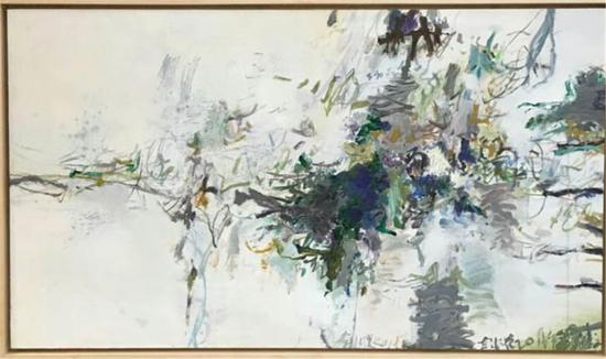 黄渊清 无题 75x130 布面油画 2014-9