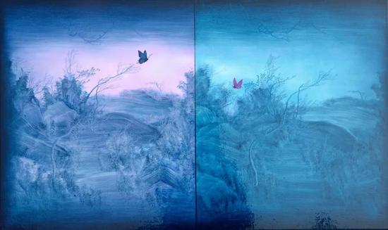 《生生不息——平行世界》100x60cm 布面油画