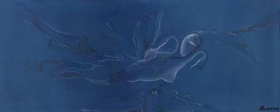 孙良 《“幽瞳”帆布》 油画 2010
