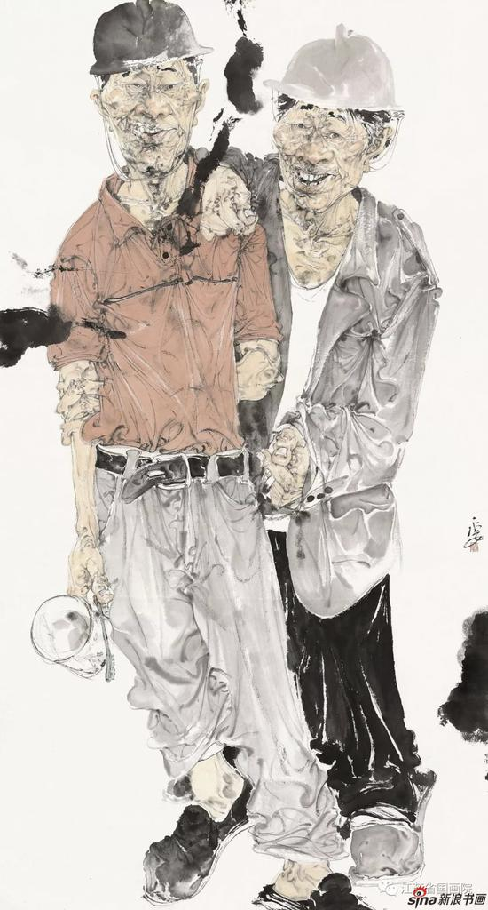 姜永安 《兄弟》 190cm×96cm