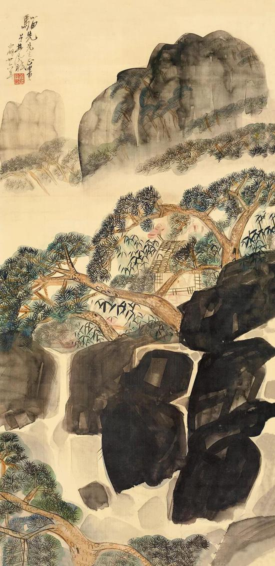 Lot.744 林风眠（1900-1991） 山居读书图