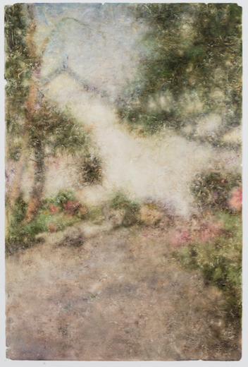 景物•园林卷 1627 布面油画 138×78cm 2016 肖芳凯