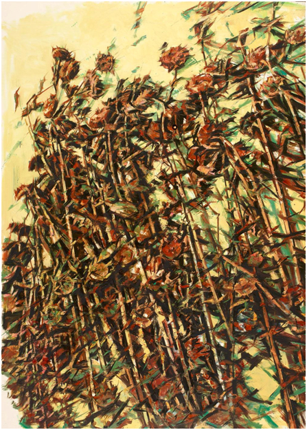 许江《硕风》 布面油画 260 x 180 cm 2017年