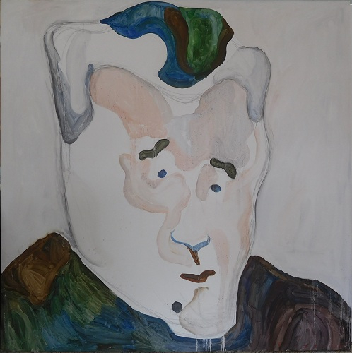 江上越《 Mr。-2》 布面油画 150×150cm 2016