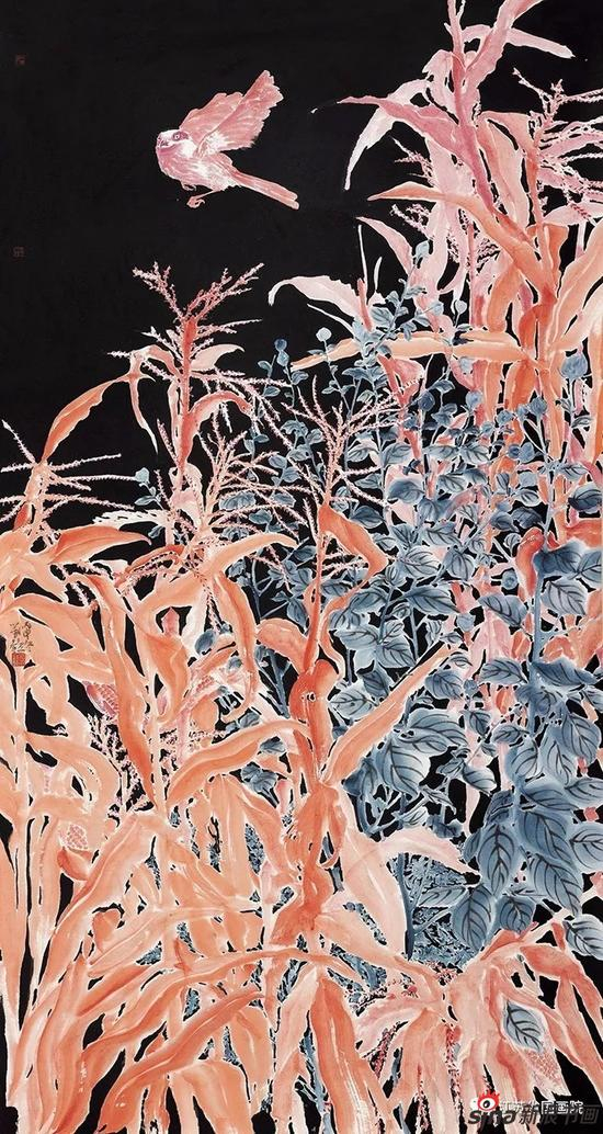 刘毅《舍形悦影之四》176cm×96cm 2016年