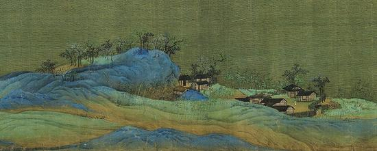 千里江山图 绢本