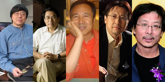 左起：艾轩、杨飞云、王沂东、李贵君、冷军