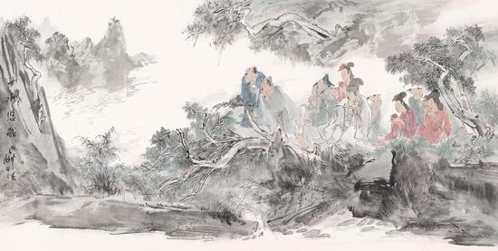 群评:顾平逍遥山水的文化意象_手机新浪网