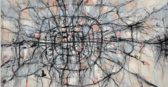 【末梢图】 100x51cm 彩墨宣纸 2016