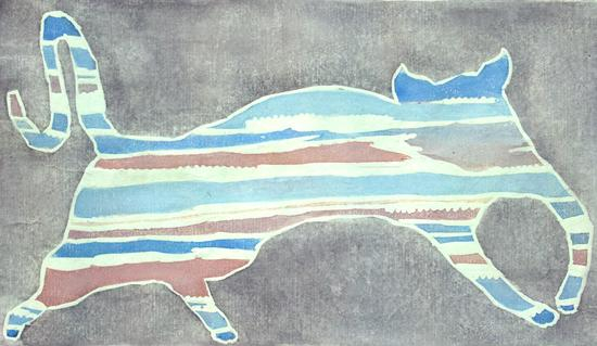 尚 卫 《回忆》 45X26cm 水印版画 2017