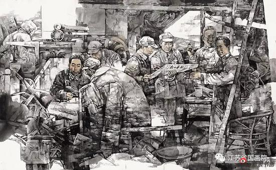 王野翔《新华日报》180cm×270cm 2016年