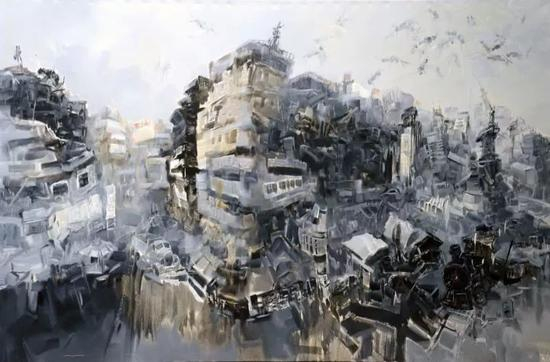 外来者 300cm×200cm 布面油画 2017