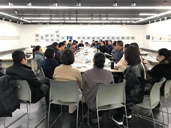 水印版画作品文献展, 学术研讨会在文献展厅现场