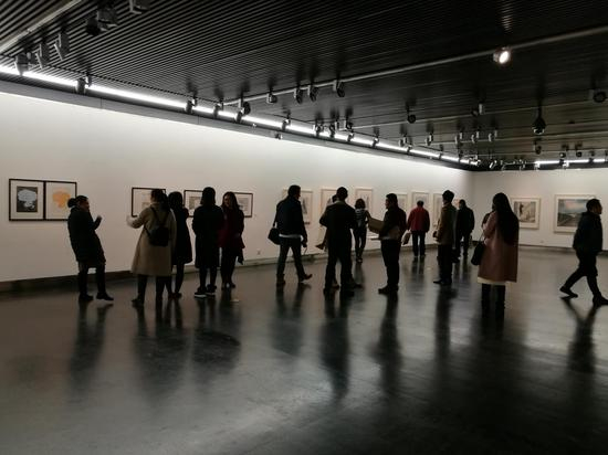 水印版画作品文献展, 作品展单元现场