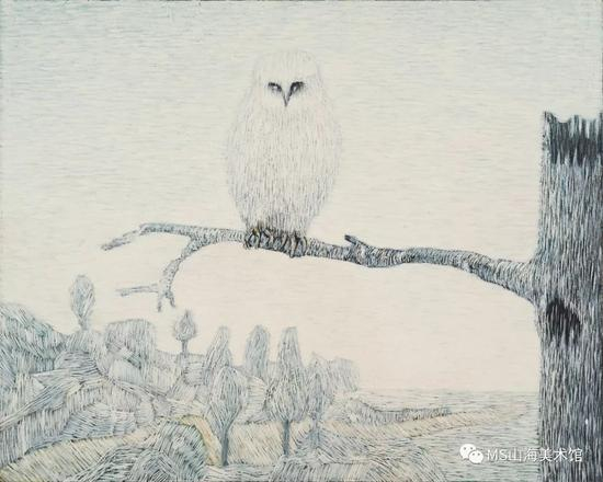 猫头鹰2 120x150cm 布面油画 2014年