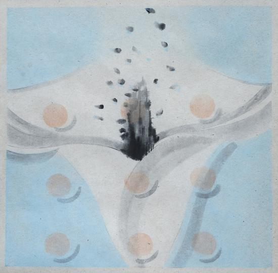 袁 艳 《夏木》 80X80cm 水印版画 2017