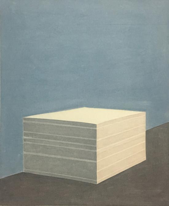 石 瑞 《角落》 60X70cm 水印版画 2017