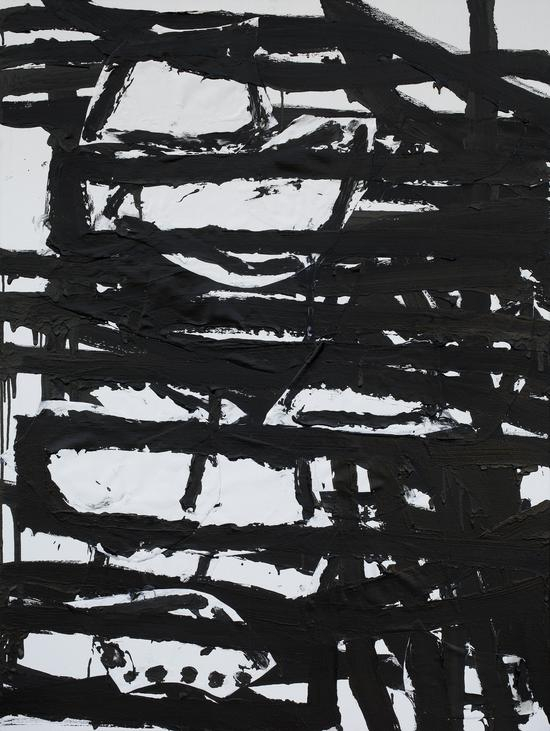 李向阳 《能量》 布面丙烯 综合材料90x115cm 2017