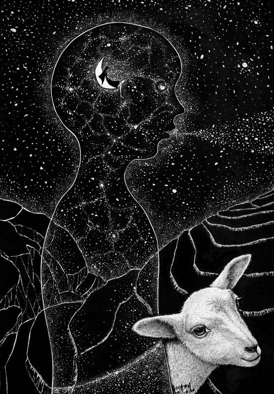 《在故乡的星空下》