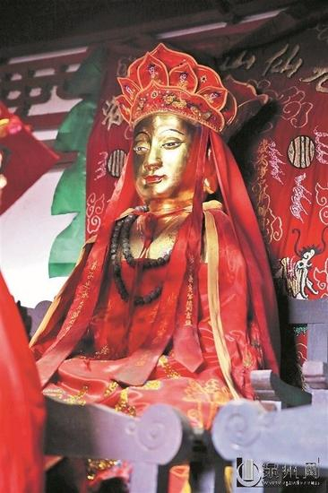 德化九仙山永安岩，史公祖师金身取舍利子塑成