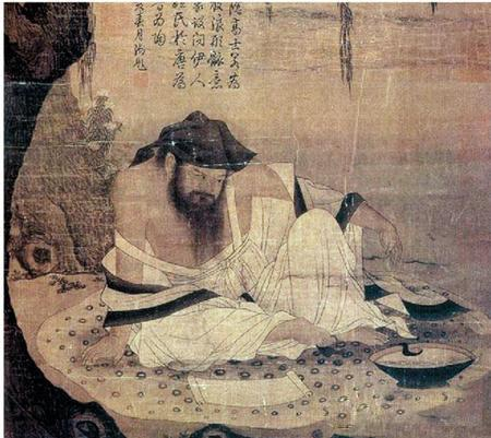 柳荫高士图