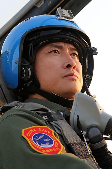 海军某舰载机部队部队长戴明盟。钟魁润/摄